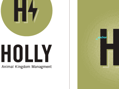 DJ Holly - Branding black branding businesscards green logo tradegothic