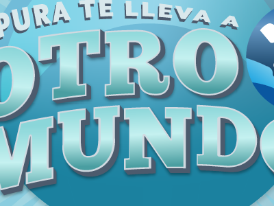 Alpura: Otro mundo typography