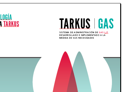 Tarkus Borchure brochure green red