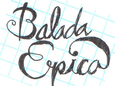 La Balada Épica Cover Sketch