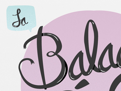 La Balada Épica Cover Color Artwork color cover lettering typography vector