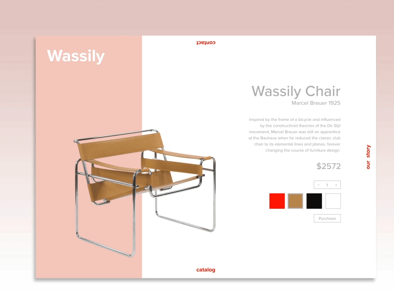 Wassily Product Page Ui