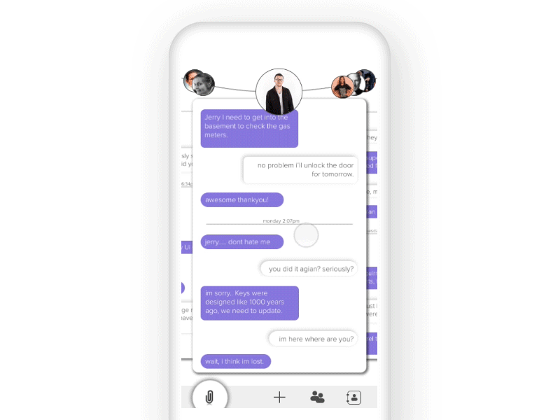 Chat card Ui
