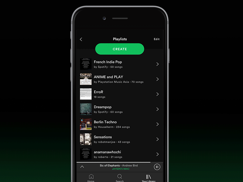 Spotify Playlist Feature
