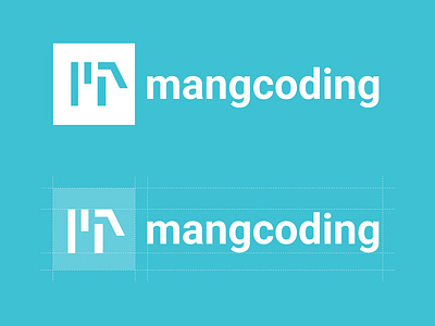 Logo Mangcoding | mangcoding team branding code design development graphic design logo logo brend logo design ui uiux design web design