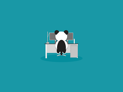 Panda illustration animal illustration