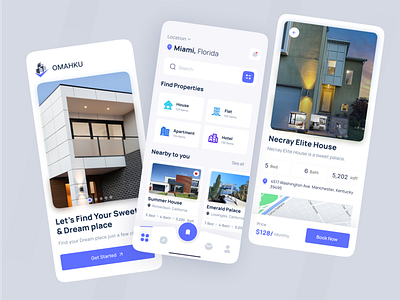 Real Estate App Design agency apartment app architect booking building business creative design hotel landlord mobile app property real estate real estate app rent responsive uidesign uiux villa