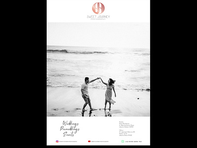 Sweet Journey Flyer, Sweet Couple On The Beach