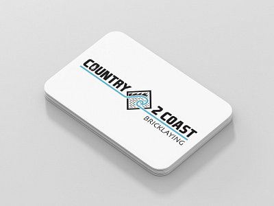 Country 2 Coast Bricklaying Logo