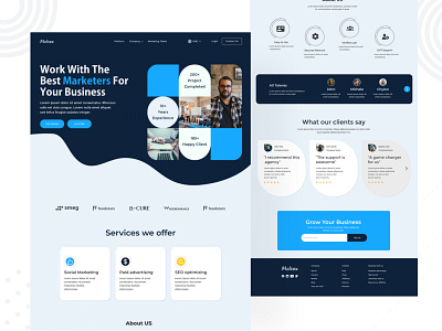 Digital Marketing Agency Landing page