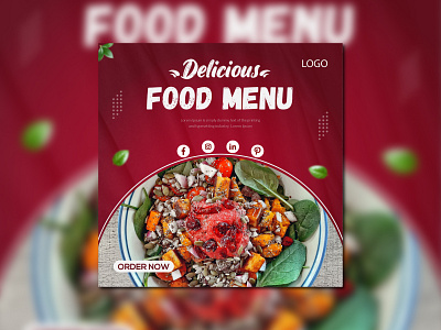 Social Media Post Food Design advertisement