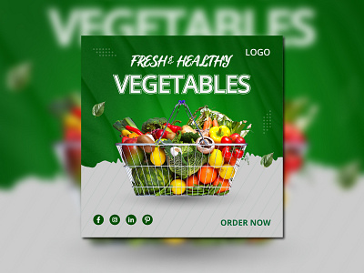 Social Media Post Food Design business corporate cover creative design food design fresh graphic design healthy