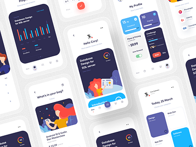 Online learning App UI Kits