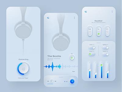Headphone controller app (white version)