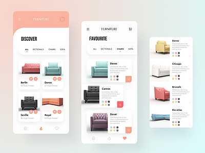 Furniture eCommerce app