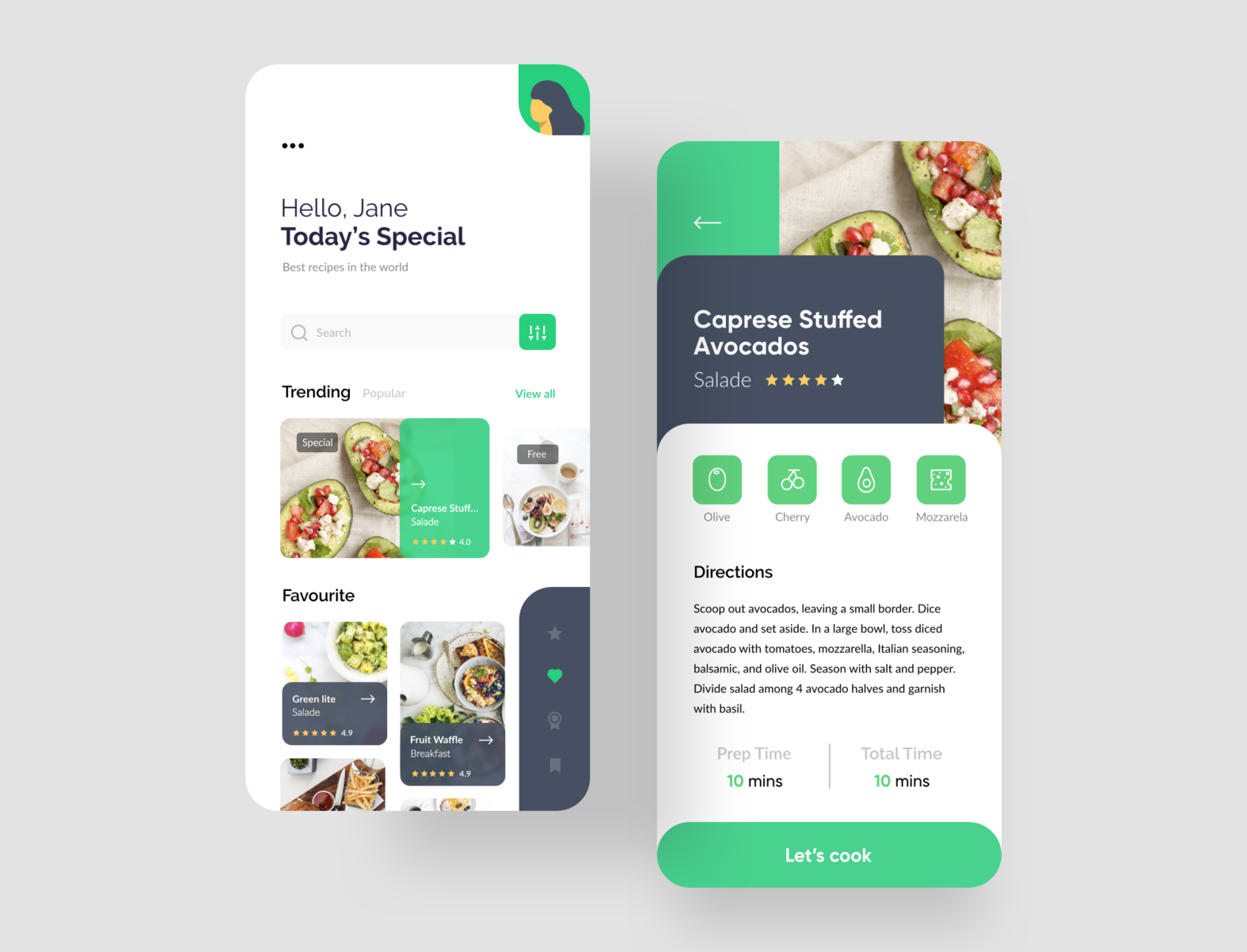 Food Recipe App By Ariuka For Solitude On Dribbble