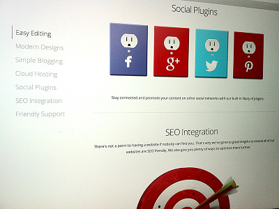 Features Tour design features plugins seo social target tour web design website