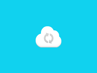 Cloud Animation Flat animation cloud flat gif icon spinner