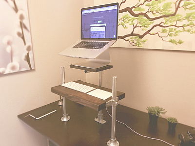 Standing Desk workspace