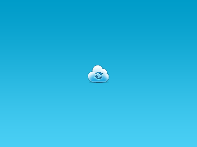Rolling Cloud Animation animation cloud icon spinner sync