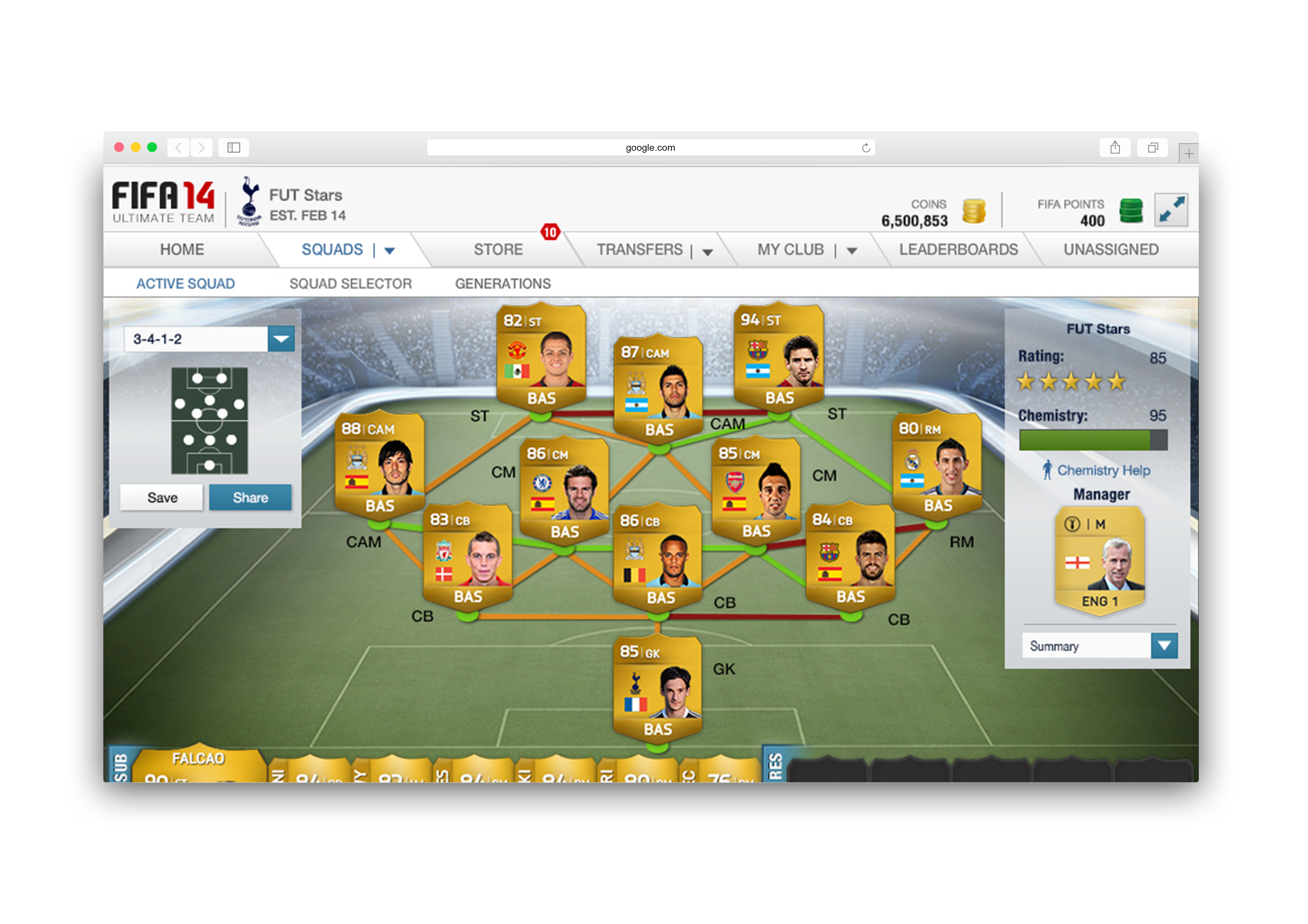 ea sports fifa web app 14