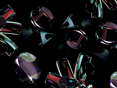 Glass explorations 3d 3d art abstract 3d glass illustration textures