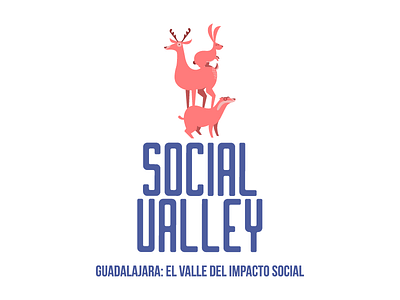 Social Valley badger branding deer guadalajara illustration logo mexico rabbit