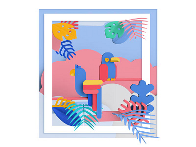 Birds birds cinema4d illustration pajaros