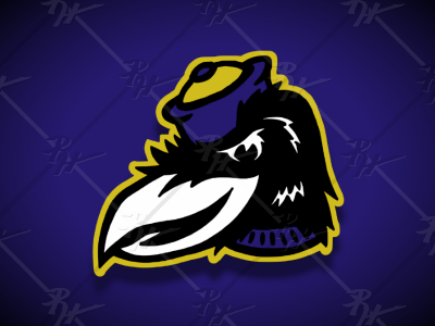Vintage Style Ravens Mascot by Ross Hettinger on Dribbble