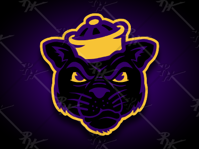 Vintage Style Prairie View A&M Panther athletics classic football mascot ncaa panther panthers sports vintage