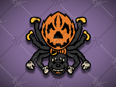 Vintage Style Halloween Spider