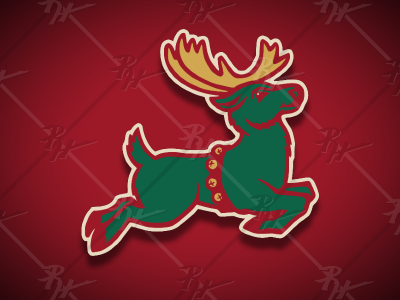 Vintage Style Christmas Reindeer