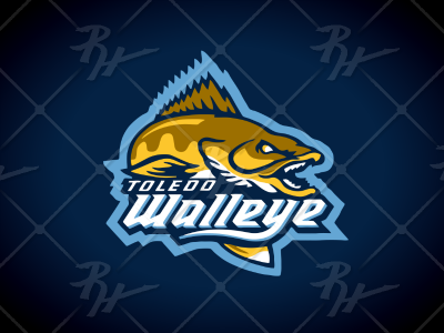 Toledo Walleye Concept angling echl fish fishing hockey sauger sports toledo walleye zander