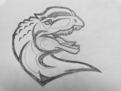 Dilophosaurus Sketch dilophsaurus dino dinosaur jurassic jurassic park