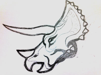 Triceratops Sketch