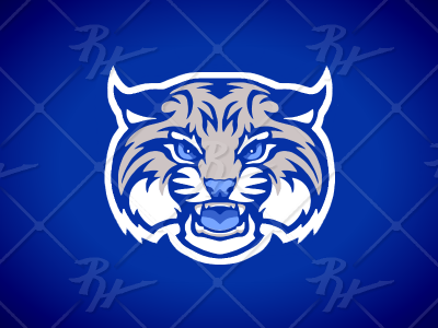 Wildcat Logo Concept athletics bobcat bobcats cat college high school lynx mascot sports wildcats