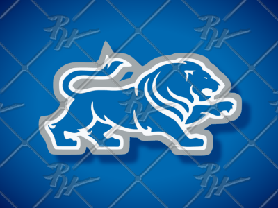 Detroit Lions Concept athletics football heraldic lion logo mascot nfl sports