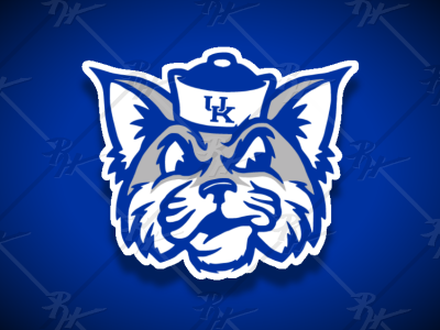 Vintage Style Kentucky Wildcats Mascot antique athletics basketball bobcat classic college football high school logo mascot ncaa sports uk vintage wildcat