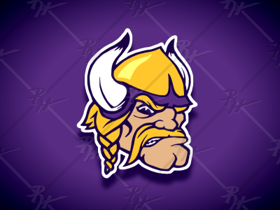 Vintage Style Minnesota Vikings antique athletics classic football high school logo mascot nfl sports viking vintage