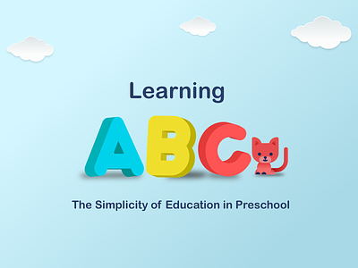 Learning ABC app app design education app kids app learning app minimal preschool simplicity ui ux