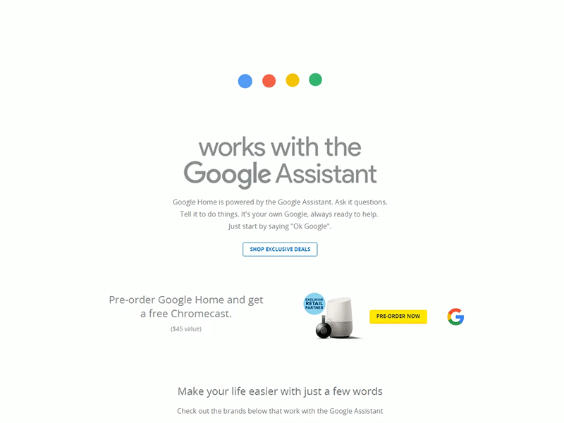 works with the google assistant