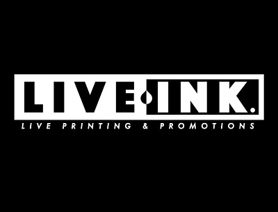LiveInk Promotions ink live logo screenprinting