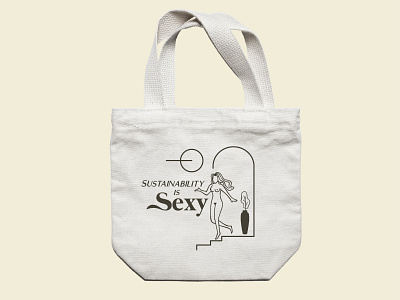 Sustainability is Sexy Tote Bag bagel girls sexy sexy fonts sexy girl sustainability tote bag