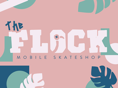The Flock Skateshop flamingo flock skate skate shop skateboarding