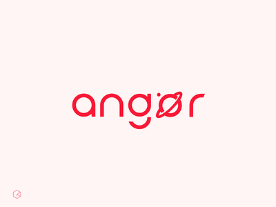 Angor Digital brand digital identity logotype space symbol