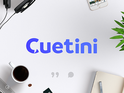Cuetini brand identity logo logotype marketing