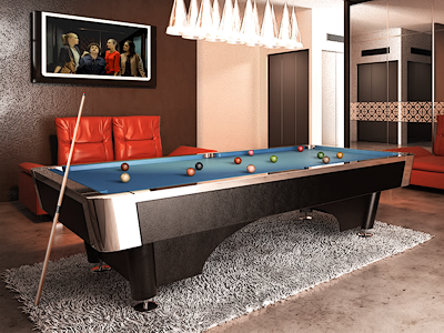 Pool Table 3d billiard pool table