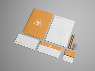 Austech Stationery & Language brand collaterals brand identity brand language branding corporate identity graphic design identity identity design logo logo design stationery design