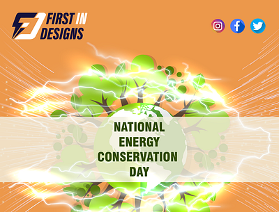 National Energy Conservation Day branding design graphic design illustration post soicalmedia vector