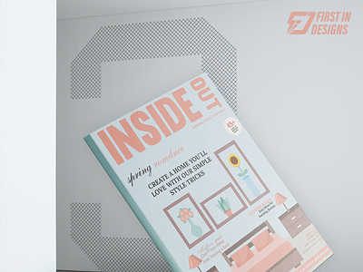 Interior Magazine Cover branding design graphic design illustration logo post soicalmedia vector